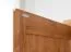 Armoire / Pin finlandais massif / Couleur : chêne / Poignées : Argent vieilli / Dimensions : 147 x 129 x 54 cm / Deux portes / Robuste / Veinage naturel