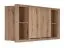 Meuble pont de lit suspendu Cerdanyola 15 | Chêne et Gris | 81 x 175 x 46 cm | Design moderne