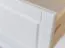 Commode Bresle 04 | Pin massif | Blanc / Naturel | 85 x 200 x 41 cm