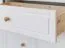 Commode Bresle 04 | Pin massif | Blanc / Naturel | 85 x 200 x 41 cm