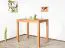 Table haute en hêtre massif | Design contemporain | 120 x 80 cm | Wooden Nature 119