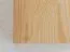 Étagère à suspendre / étagère murale en bois de pin massif, naturel Junco 334 - 30 x 81 x 24 cm (H x L x P)