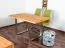 Table de salle à manger Wooden Nature 412 | Hêtre cœur massif huilé | Plateau rustique 140 x 90 cm