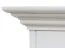 Commode Gyronde 01 | Pin massif laqué blanc | 85 x 130 x 45 cm | Style campagnard élégant