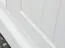 Commode Gyronde 04, Pin massif, Couleur : Blanc / Noyer - 85 x 167 x 45 cm (H x L x P)