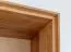 Vitrine Sienne 01 en chêne sauvage huilé | 205 x 43 x 37 cm | 1 porte gauche | 6 compartiments | Push-to-open