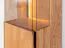 Vitrine Sienne 01 en chêne sauvage huilé | 205 x 43 x 37 cm | 1 porte gauche | 6 compartiments | Push-to-open