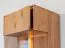 Vitrine Sienne 01 en chêne sauvage huilé | 205 x 43 x 37 cm | 1 porte gauche | 6 compartiments | Push-to-open