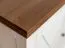 Commode Gimone 04 | 85 x 200 x 41 cm | Pin finlandais | 2 tiroirs | 4 portes bois | Blanc/Tabac | Soft Close