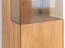Vitrine Sienne 01 en chêne sauvage huilé | 205 x 43 x 37 cm | 1 porte gauche | 6 compartiments | Push-to-open