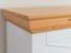 Ensemble entrée complet Bresle 4 pièces | Blanc/Naturel | Tronc, miroir, penderie, armoire | Style maison de campagne