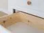 Ensemble entrée complet Bresle 4 pièces | Blanc/Naturel | Tronc, miroir, penderie, armoire | Style maison de campagne