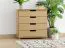 Commode en pin massif naturel 003 | 100 x 100 x 42 cm | Design moderne, 4 tiroirs spacieux