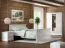 Chambre complète Gyronde 4 pièces | Pin massif blanc | Style campagne | 140x200 cm