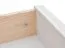 Coiffeuse Gyronde 35, pin massif, laqué blanc - 85 x 93 x 45 cm (H x L x P)