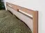 Lit double Braianik 06 en Chêne Wotan / Beige, Surface de couchage : 160 x 200 cm, Sommier à lattes inclus, 92 x 171 x 207 cm, Adapté à la chambre à coucher, Pieds de 36 mm d'épaisseur