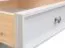 Chambre complète Gyronde 4 pièces | Pin massif blanc | Style campagne | 140x200 cm
