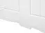 Chambre complète Gyronde 4 pièces | Pin massif blanc | Style campagne | 140x200 cm