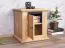 Table de nuit Matam 19 chêne | 1 porte, 2 compartiments | 48 x 45 x 40 cm | Style rustique moderne
