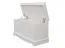 Coffre de rangement Gyronde 38 | Pin massif laqué blanc | 51 x 112 x 45 cm | Style maison de campagne