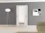 120 cm de large Armoire avec 5 casiers et 2 portes | Couleur: Blanc Abbildung