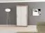 120 cm de large Armoire à portes coulissantes avec 2 portes | 5 casiers | 2 tringles à vêtements | Couleur: Chêne Sonoma / Blanc Abbildung
