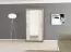 100 cm de large Armoire à portes coulissantes avec 5 casiers et 2 portes | Couleur : Chêne Sonoma / Blanc | Laminée Abbildung
