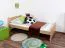 Cadre de lit pour enfants / Lit pour enfant 80 x 200 cm | Bois massif: Hêtre | Laqué Naturel Abbildung