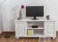 TV-Buffet bas Bois massif Couleur: Blanc 55x118x47 cm Abbildung