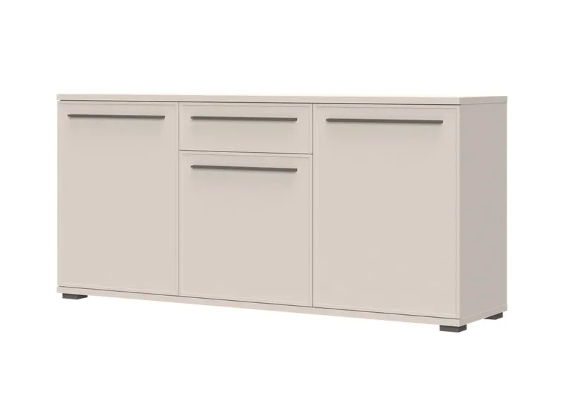 Buffet Neiafu 123 avec soft-close | 6 compartiments, 1 tiroir | Kaschmir | 85 x 180 x 46 cm | Salon