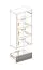 Commode Sviland 17, couleur : chêne Wellington / blanc - dimensions : 114 x 60 x 35 cm (h x l x p), avec trois compartiments