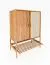 Armoire d’entrée Wellsford 42 | Chêne sauvage massif huilé | 150 x 108 x 46 cm | Design premium