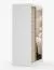 Armoire penderie à portes coulissantes chêne Sonoma / blanc | Rudawy 04 | 200 x 120 x 61 cm | miroir | 6 compartiments