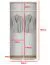 Armoire Zapopan 23 graphite | 2 compartiments | 2 tringles coulissantes | 185 x 90 x 40 cm | Design contemporain