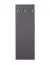 Porte-manteaux mural Fjends 07 anthracite | 3 crochets | 102 x 34 x 3 cm | Design moderne