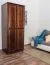 Armoire 80 cm de large, Couleur: Noisette, massif Abbildung