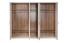 Armoire penderie Lotofaga 17 | Blanc & Noyer | 227 x 291 x 59 cm | Organisation optimale