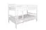 Lit superposé convertible Easy Premium Line K24/n | Hêtre massif blanc | 120 x 190 cm | Sécurité et design moderne