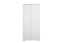 Armoire penderie en pin massif blanc laqué 007 | 190 x 90 x 60 cm | Design moderne et robuste