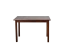 Table en pin massif finition noyer Junco 228C | 120 x 70 cm | Design anguleux moderne