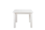 Table carrée en pin massif blanc laqué Junco 239C | 100 x 100 cm | Design moderne | Robuste et élégant