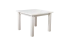 Table carrée en pin massif blanc laqué Junco 239C | 100 x 100 cm | Design moderne | Robuste et élégant