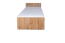 Lit pour jeunes Alard 09, couleur : chêne / blanc - Surface de couchage : 90 x 195 cm (L x l)