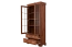 Vitrine Sentis 14, Couleur : Brun foncé - 193 x 88 x 40 cm (h x l x p)