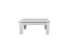 Table basse design Falefa 09 ivoire | 102 x 65 x 45 cm | Style contemporain, MDF robuste