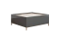Table basse contemporaine Vaitele 29 | Anthracite brillant & noyer | 90 x 90 x 37 cm