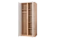Armoire à portes battantes / penderie Faleula 08, Couleur : Chêne / Blanc - 196 x 90 x 53 cm (H x L x P)
