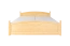 Lit double / lit d'appoint en bois de pin massif, naturel 81, avec sommier à lattes - dimension 180 x 200 cm
