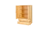 Armoire en bois de pin massif, naturel 013 - Dimensions 139 x 90 x 42 cm (H x L x P)