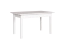 Table à manger extensible blanche en pin massif Junco 236D | 90 x 140 / 175 cm | Finition haut de gamme | Design classique